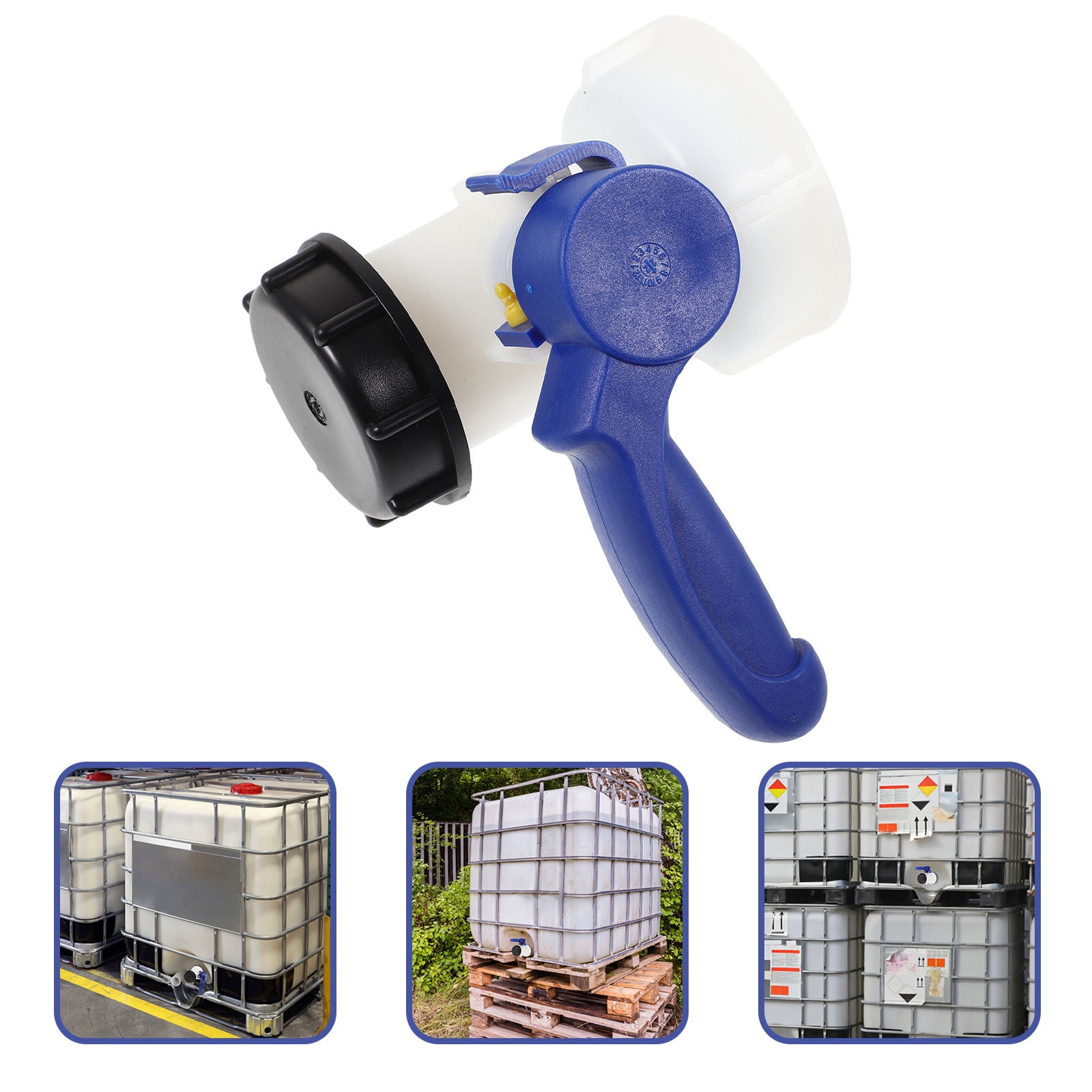 LIFKOME Hemoton IBC Ball Valve 1 Set IBC Tote Tank Adapter for Water ...