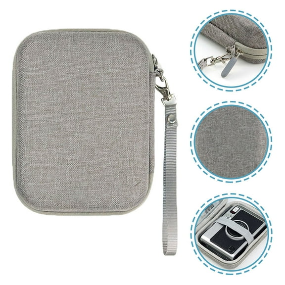 LIFKOME Portable Instant Camera Storage Bag with Protective Shell Compatible with Mini Cameras Carrying Case