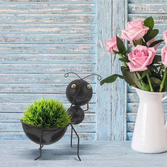 LIFKOME Decorative Black Animal Planter Pot for , Home Desk Flowerpot for Indoor Plants