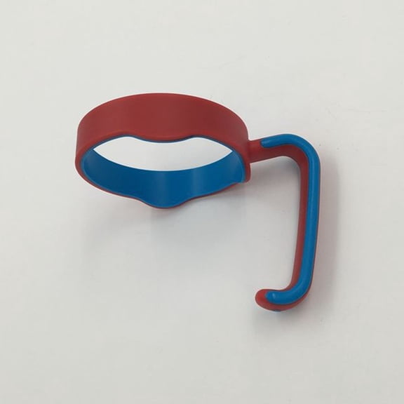 LIFKOME MLINS 2pcs Tumbler Mug Grip Cup Holder 20oz Ice Cup Handle Attachment for Tumbler Red