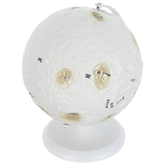 LIFKOME Moon Globe with Stand Multi Color Lunar Map Sphere for Office Desk and Classroom Decor