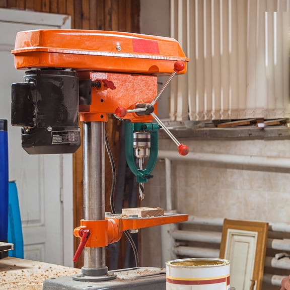 LIFKOME Mortising Machine Converter Attachment for Bench Drill with Easy Installation and Sturdy Iron Build