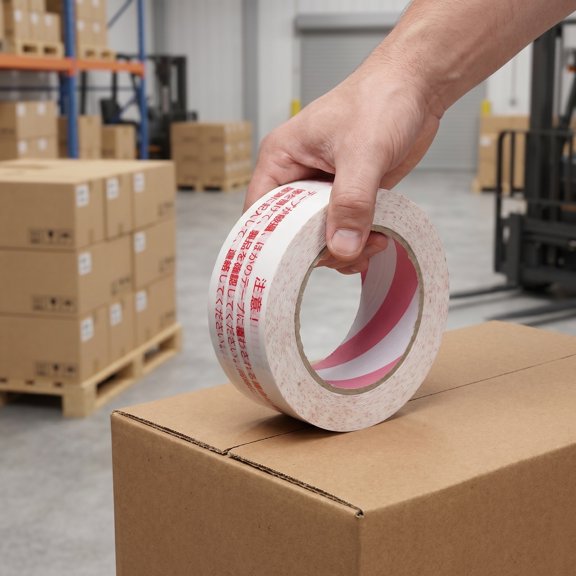 LIFKOME Multi Color Tamper Proof Tape for Cardboard Boxes with Strong Adhesion and Security Seal