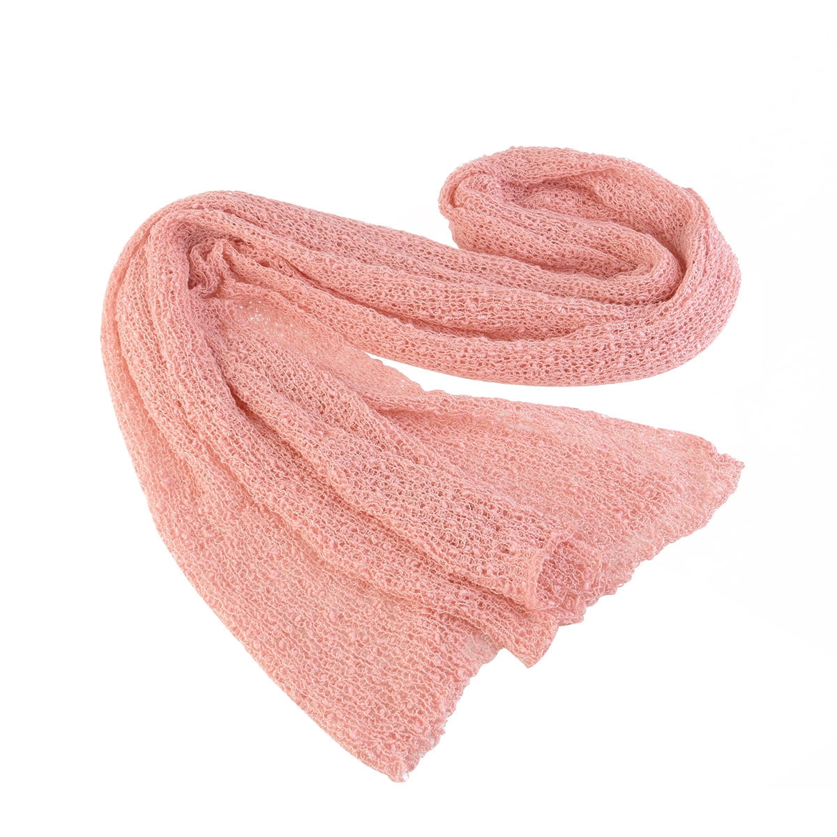 LIFKOME Newborn Girl Photoshoot Wraps Baby Long Wrap Cotton Snow Tooth ...