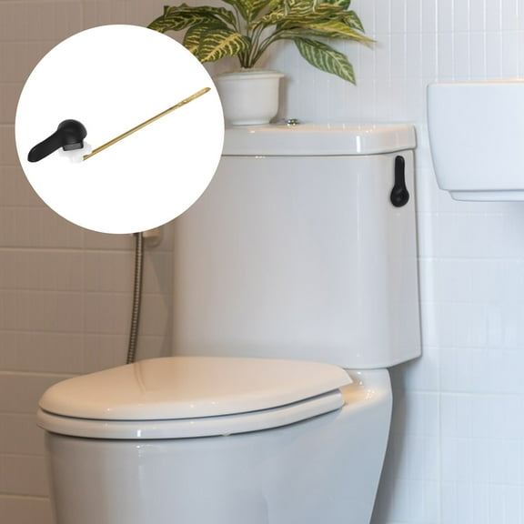 LIFKOME OUNONA Universal Toilet Repair Kit 1 Set Front and Side Mount Toilet Tank Lever Handle Replacement Fits Most Models