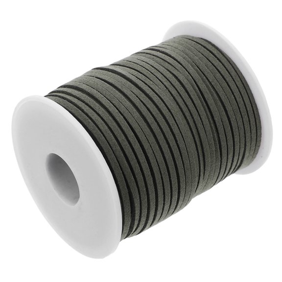 LIFKOME Soft Durable Faux Suede Cord in Olive Green for Handmade Jewelry and Crafting