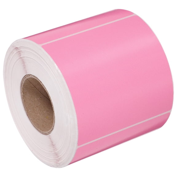 LIFKOME Pink Thermal Labels Self Adhesive Rectangular Stickers for Organizing and Pricing
