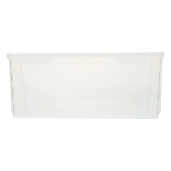 LIFKOME Plastic Bread Dispenser Container for Kitchen Use with Transparent Design and Rounded Edges