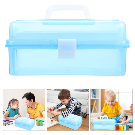 LIFKOME Portable Plastic Painting Tool Case Storage Box for Home and Kids, , and Lightweight Organizer