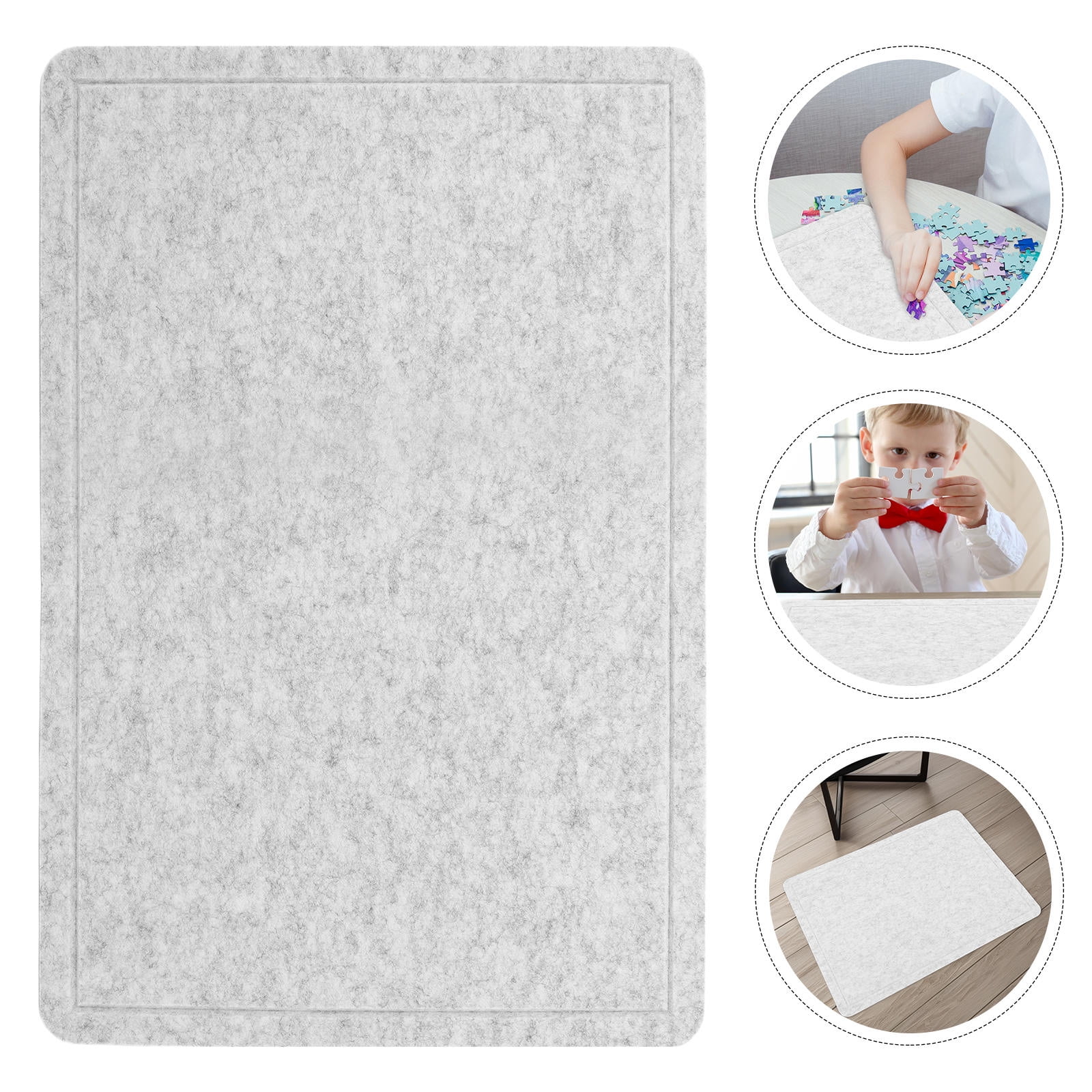 LIFKOME Puzzle Piece Holder Board Puzzle Serving Felt Board Board For Puzzle Toys Felt Board For Puzzle Piece Puzzle Sorting Board Felt Puzzle Accessory
