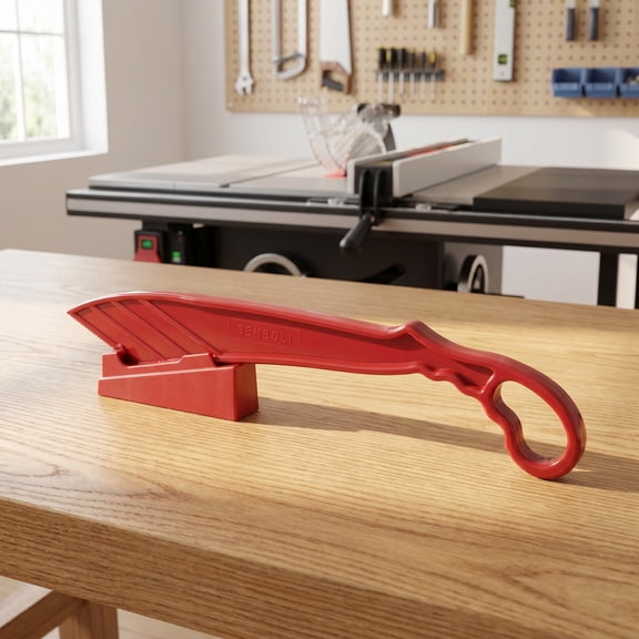 LIFKOME Red Table Saw Accessories Push Block with Efficient Material Feeding and Anti Kickback
