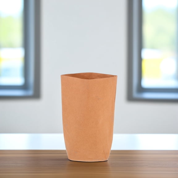 LIFKOME Retro Style Waterproof Craft Paper Flower Pot for Garden Balcony Indoor Plant Planter