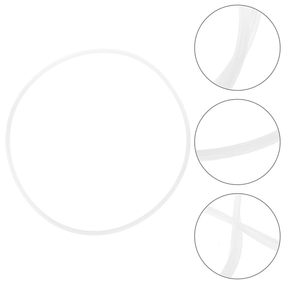LIFKOME White Plastic Bar Stool Protector and Easy to Install Noise-Free Design