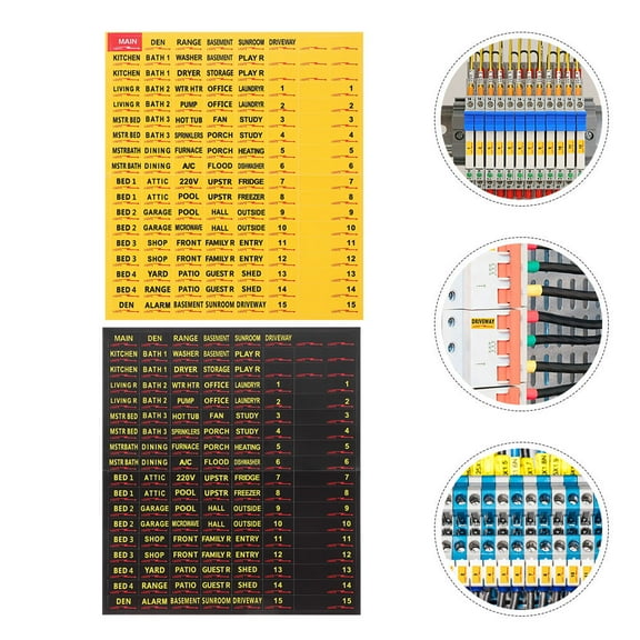 LIFKOME Self Adhesive Breaker Box Labels for Home Electrical Panels Convenient and Durable