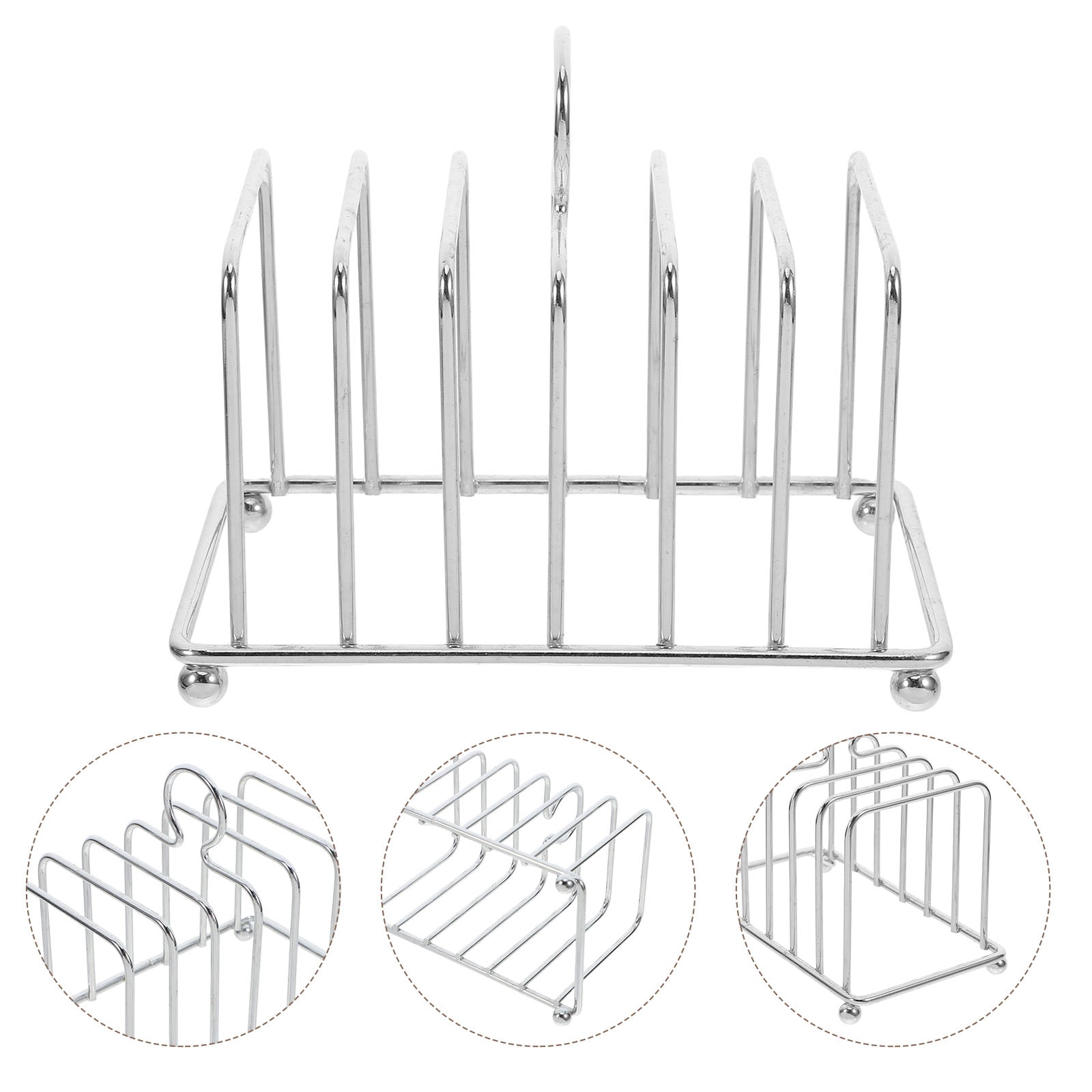 LIFKOME Stainless Steel Toast Bread Rack Slices Bread Loaf Slices ...