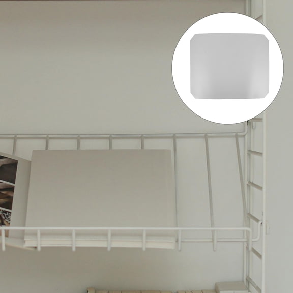 LIFKOME Storage Shelf Wire Liner in Plated Silver Plastic for Kitchen Cabinets with Non Slip Design