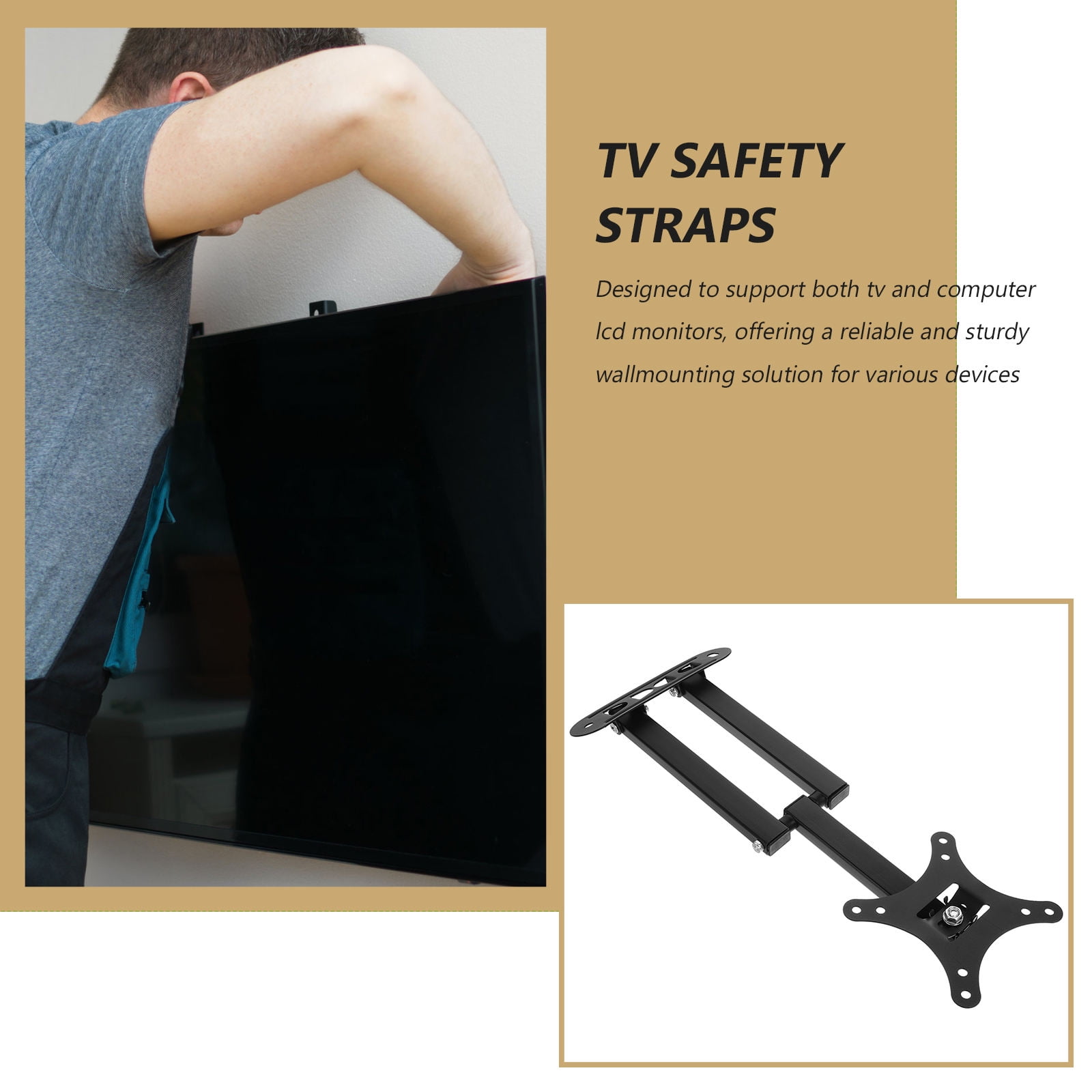LIFKOME TV Mount Stand, Wall Hanging Stand TV LCD Monitor Wall Mount ...