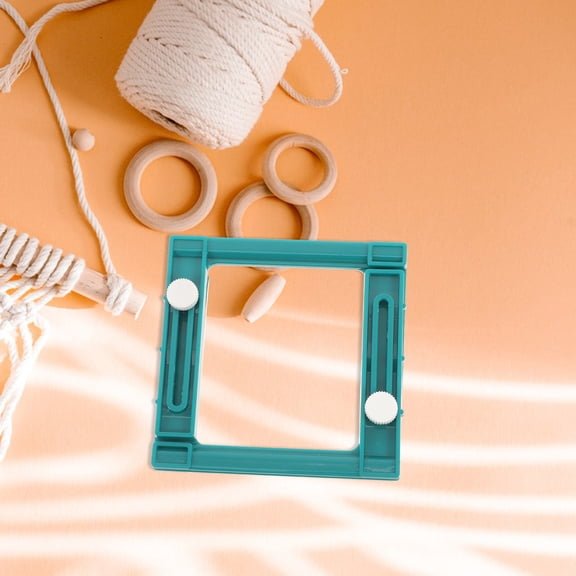 LIFKOME Tassel Making Frame for Handmade Crafts Green Plastic Tool with Adjustable Length 19662421