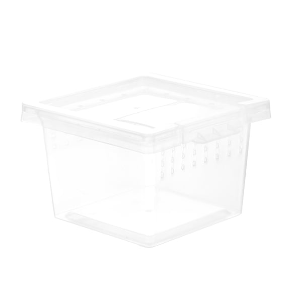 LIFKOME Transparent Breeding Box for Reptiles with Ventilation for Turtles Spiders and Snakes