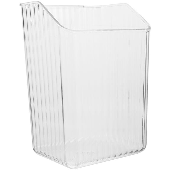 LIFKOME Transparent Kitchen Scrap Bin Hanging Trash Can Space Saving Over Cabinet Design
