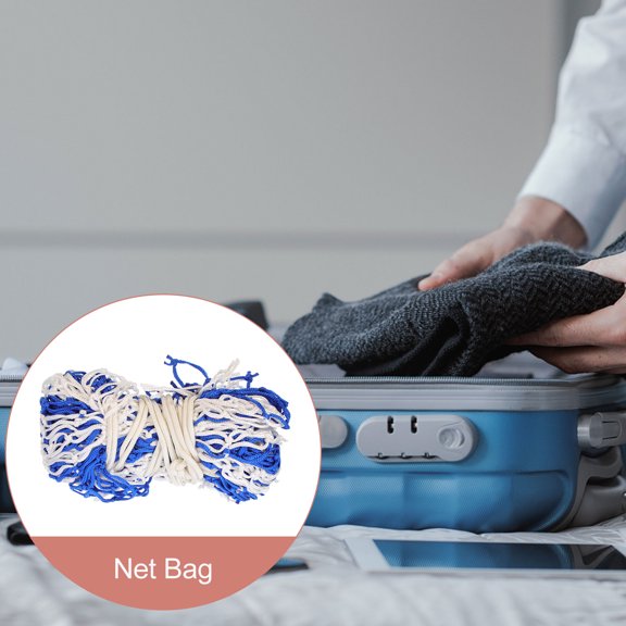 LIFKOME Travel Luggage Organizer Large Mesh Net Bag with Tight Grids for Secure Storage