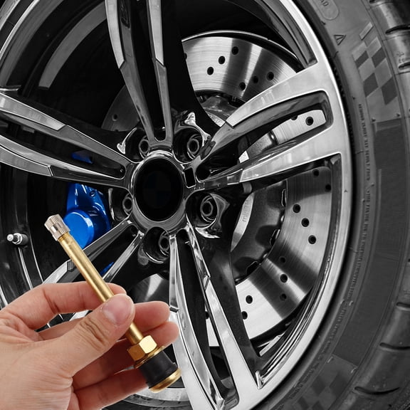 LIFKOME Tubeless Copper Tire Valve Stem Automotive Tire Valve Wear Resistance Tubeless Vacuum Valve Tubeless Tire Valve Stem For Truck And Bus Tires