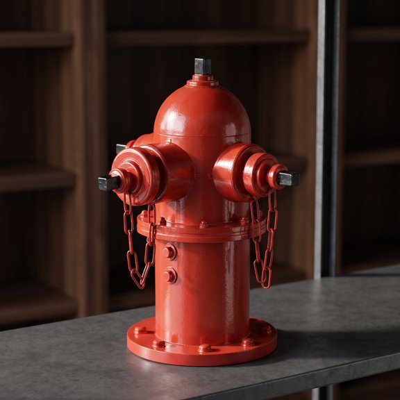 LIFKOME Vintage Iron Fire Hydrant Statue for Desktop Decor and Garden
