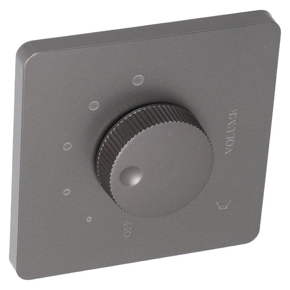LIFKOME Grey Speaker Volume Control Knob for Home with Integrated Audio Tone Adjustment Panel
