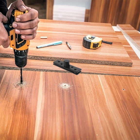 LIFKOME WORGEOUS 2 Pcs Pivot Door Hardware Double Swing Hinges 7 50X2 10X1 70CM Black