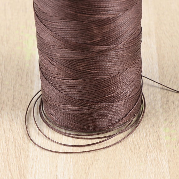 LIFKOME Waxed Linen Cord DIY Line Coffee 1Set for Repairing Shoes and Crafting