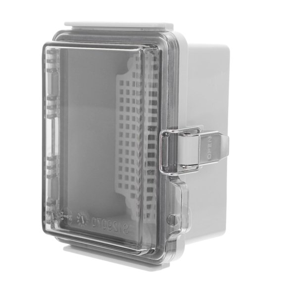 LIFKOME Weatherproof Electrical Enclosure Box with Hinged Cover and Transparent ABS Case for Outdoor Use