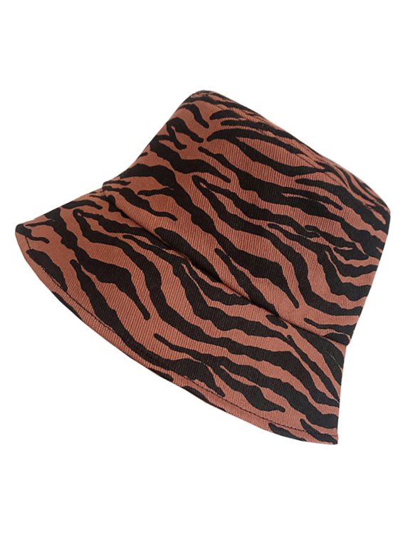 Zebra pe Sun Hat Black Polyester Collapsible for Outdoor Use