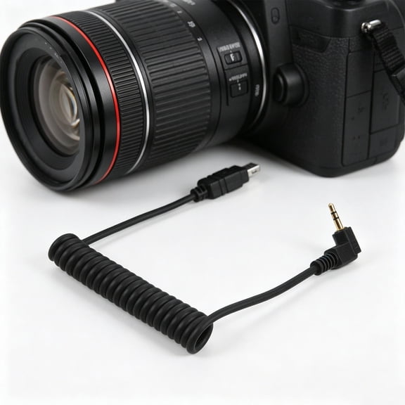 LIFKOME Black Plastic Alloy Coiled Camera Shutter Release Cable for Home