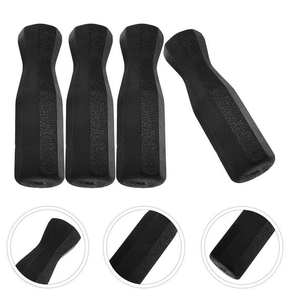 LIFKOME 8Pcs Replaceable Foosball Handles Black Plastic Anti Slip Table Parts