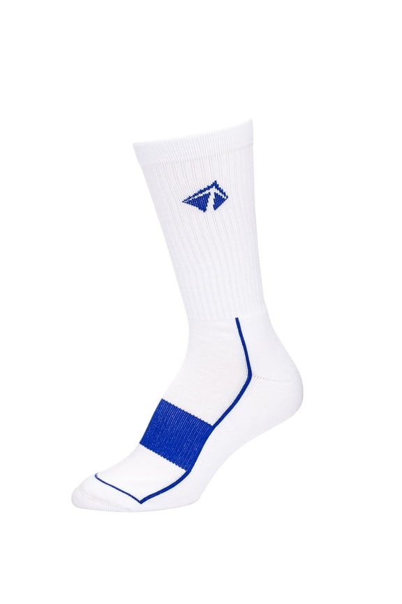 LIFT 23 Atacama Moisture Performance Socks (Comfort Compression Fit) (White Midnight (White), Medium (M 6-8 / W 6-10))