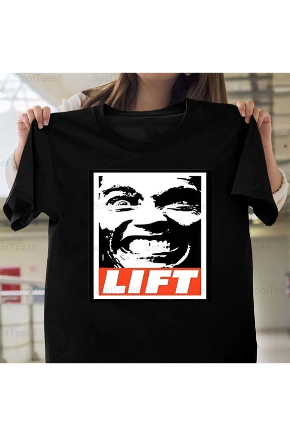 LIFT Retro Vintage Bodybuilding Weight Lifting Gym Unisex T-Shirt Y3175, Up to Size 5XL