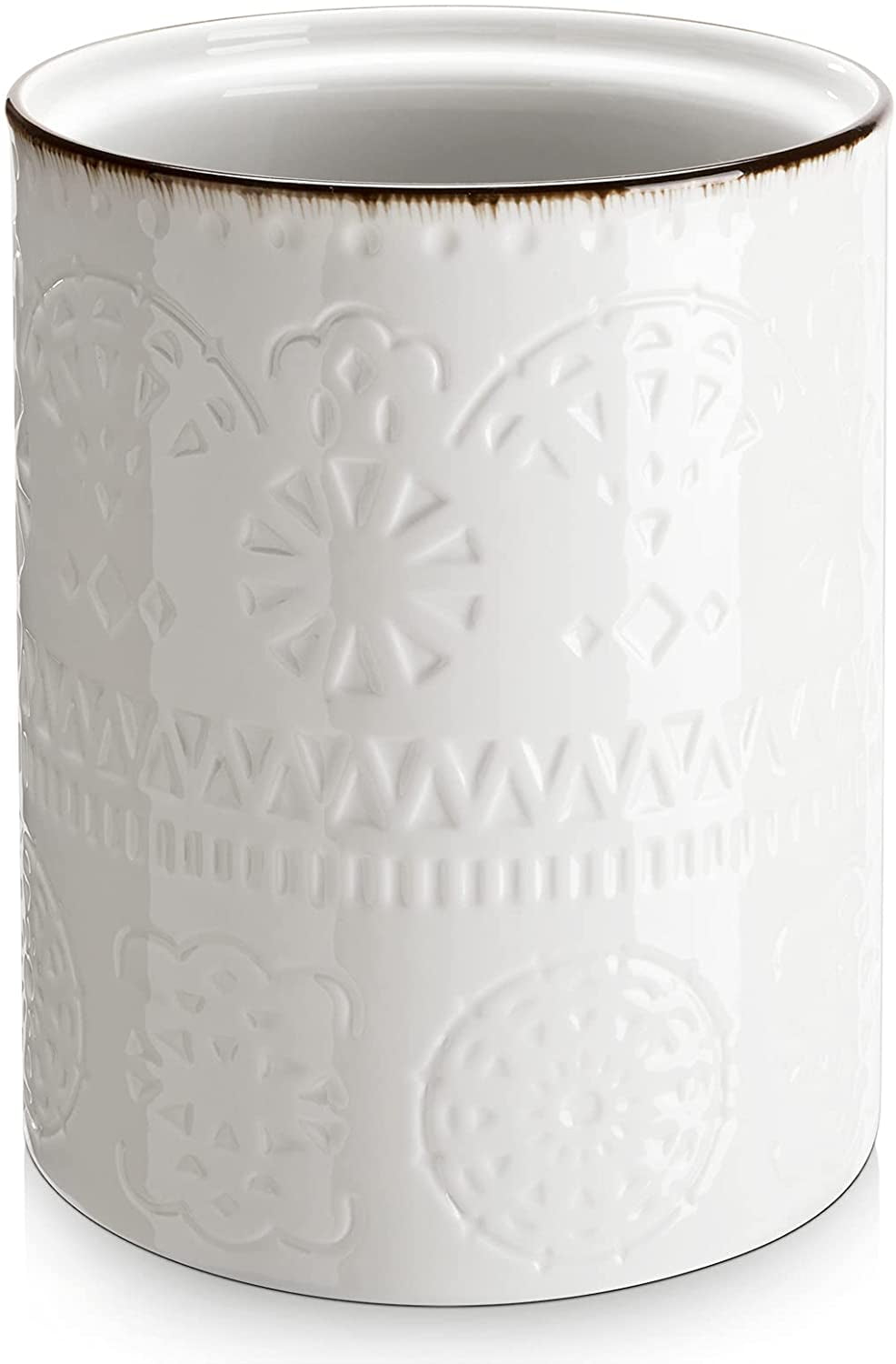 LIFVER Kitchen Utensil Holder, 7.2" Large Utensil Holders for