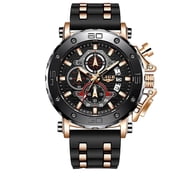 LIGE Cross-Border Exclusive Mens Quartz Watch Multifunctional Waterproof Watch Personalized Large Dial