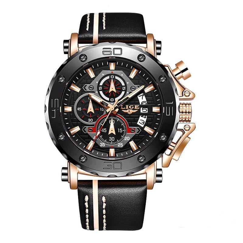 Belt rose gold black