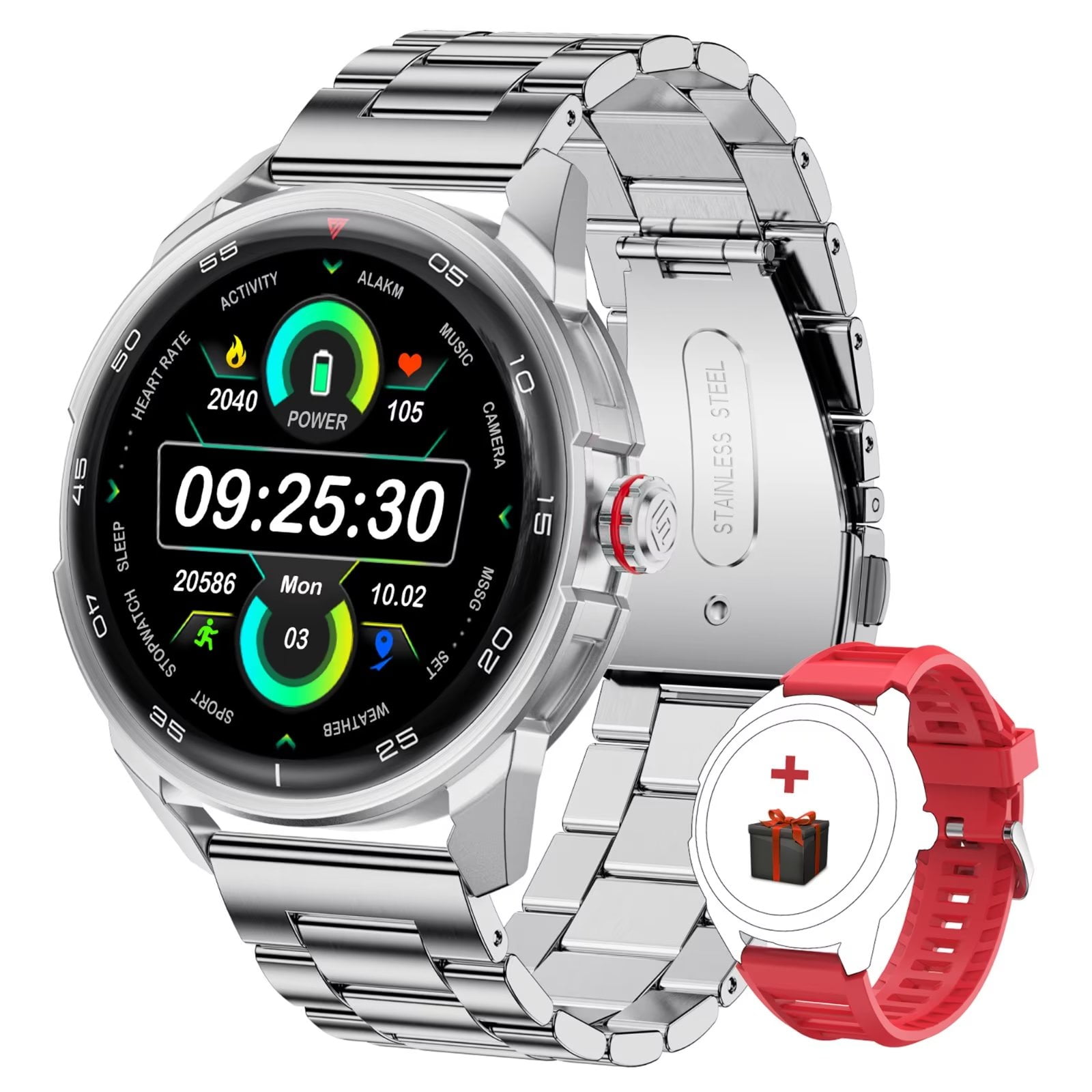 Touchscreen Bluetooth Smartwatch with Heart Rate Monitor NFC Notificat –  Watchrunscape