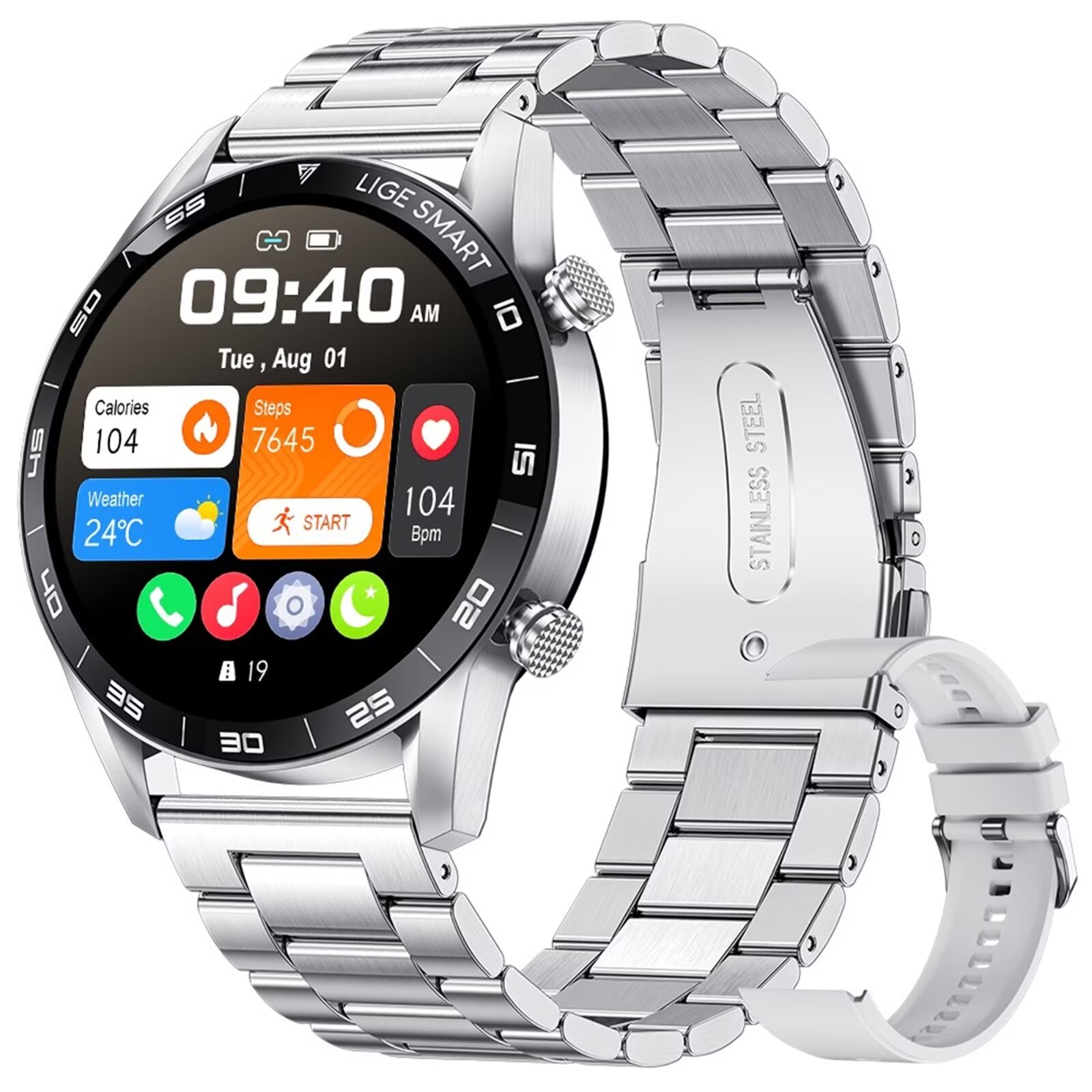 GV18 Smart Watch & Fitness Activity Tracker with Camera for
