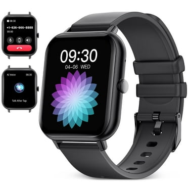 LIGE Women Smart Watch for Android iOS Phone 1.85" Sport Fitness Activity Heart Rate Sleep Monitor Waterproof Smartwatch Black