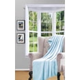 thumbnail image 1 of Gorgeous Home Linen Light Blue Easy Travel Soft Throw Bed Small Blanket, 1 of 4