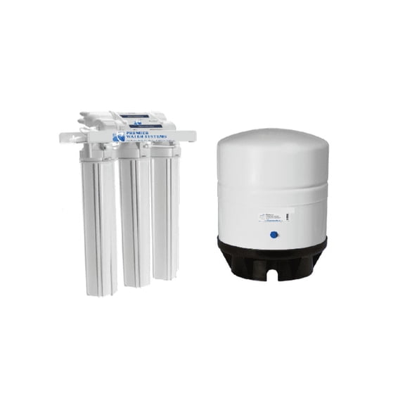 LIGHT COMMERCIAL REVERSE OSMOSIS WATER FILTRATION SYSTEM 300 GPD + 14 Gallon Tank | 20" Housing