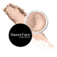thumbnail image 1 of LIGHT FOUNDATION (5g Sample Size Jar) – Matte Mineral Makeup Loose Powder for Natural Buildable Coverage – Lightweight Long Wear Formula by Sweet Face Minerals, 1 of 5