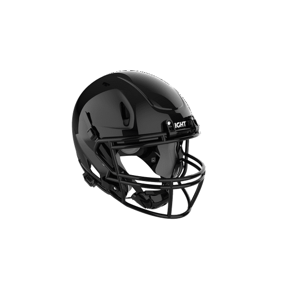 LIGHT Helmets LS2-CY - Youth Football Helmet (Black, Extra-Large)