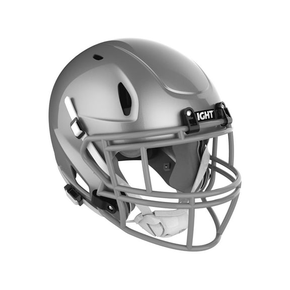 LIGHT Helmets LS2-CY - Youth Football Helmet (Silver, Large)