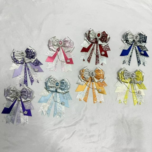 LIGHT Lightstick Bow Anime Ita Bag Deco Kpop Decoration Keychain Bag Charm Concert Ribbn BOW Tie