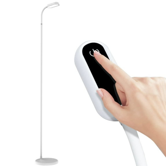 LIGHTACCENTS Lumos Cordless LED Floor Lamp Rechargeable Battery Operated Portable Dimmable Reading Light - Adjustable LED Light - Floor Lamp for Bedrooms- LED Light