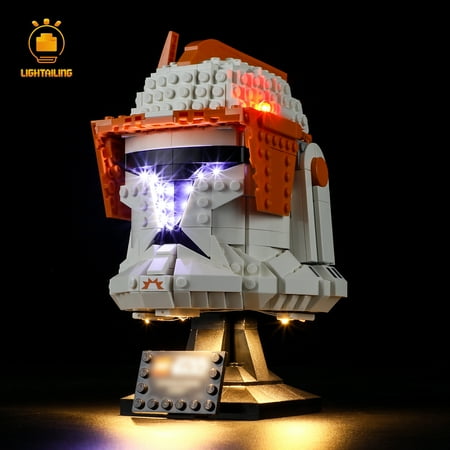 Lightailing Star Wars Clone Commander Cody Helmet LED light kit for LEGO Model Building Kits 0.45 lb